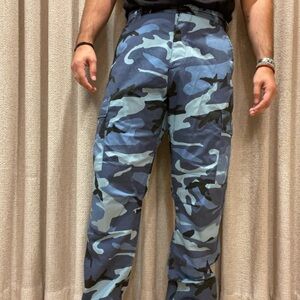 Aqua Camo Cargo Pants - BDU
